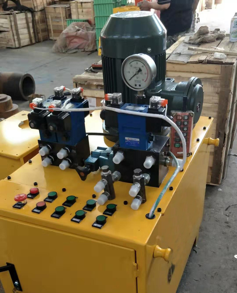 電動液壓油泵生產現場