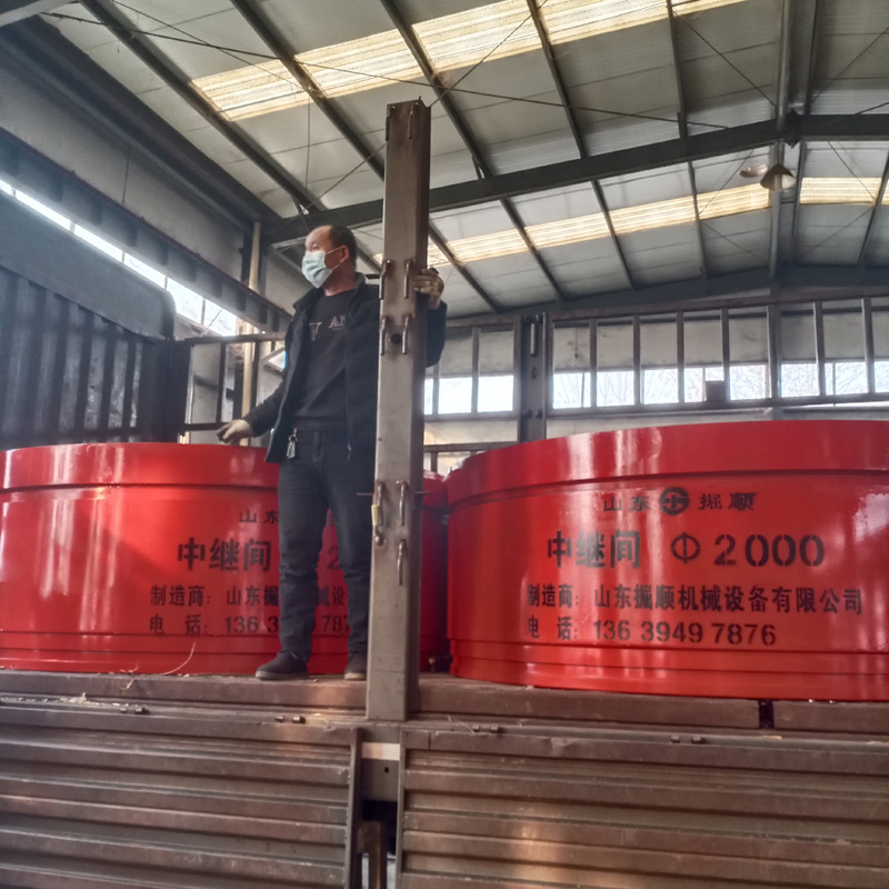 帶浙江客戶參觀中繼間廠家的生產車間  掘順機械盡顯過硬品質