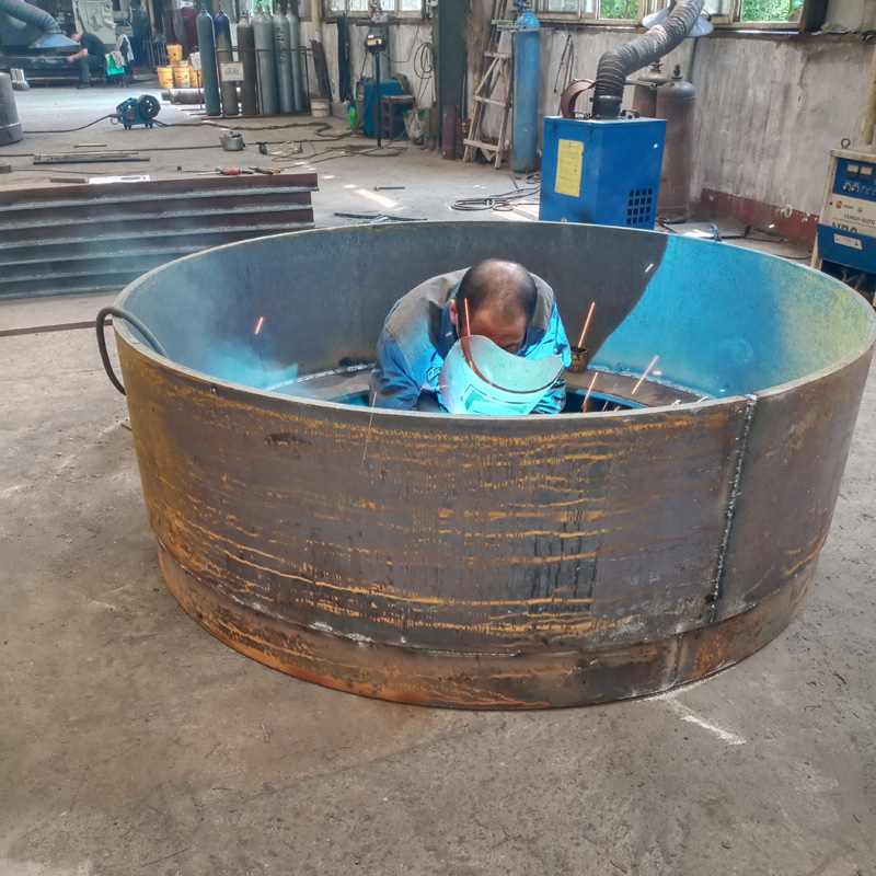 帶浙江客戶參觀中繼間廠家的生產車間  掘順機械盡顯過硬品質